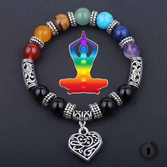 Chakra Reiki Healing Heart Bracelet