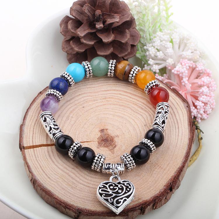 Chakra Reiki Healing Heart Bracelet