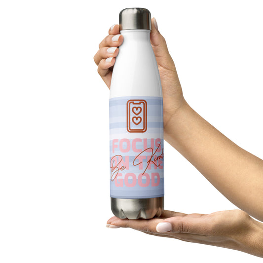 Focus on the Good Stainless Steel Water Bottle