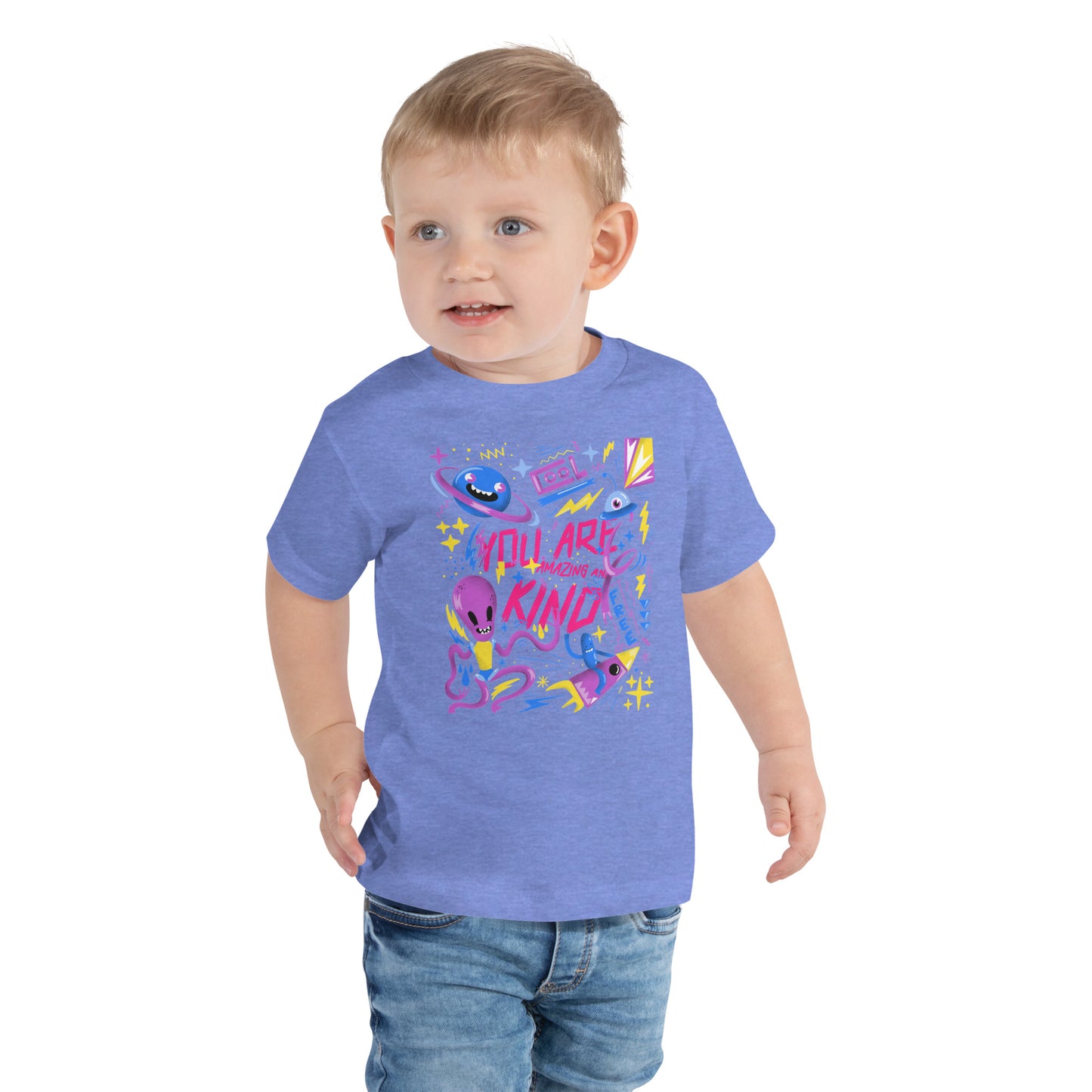 You are Amazing and Kind Toddler Short Sleeve Tee