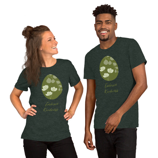 Flower Art Embrace Kindness T-Shirt